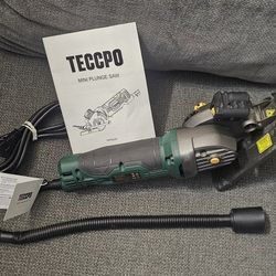 🔧 TECCPO Mini Plunge Saw – Electric Compact Circular Saw (TAPS22P)