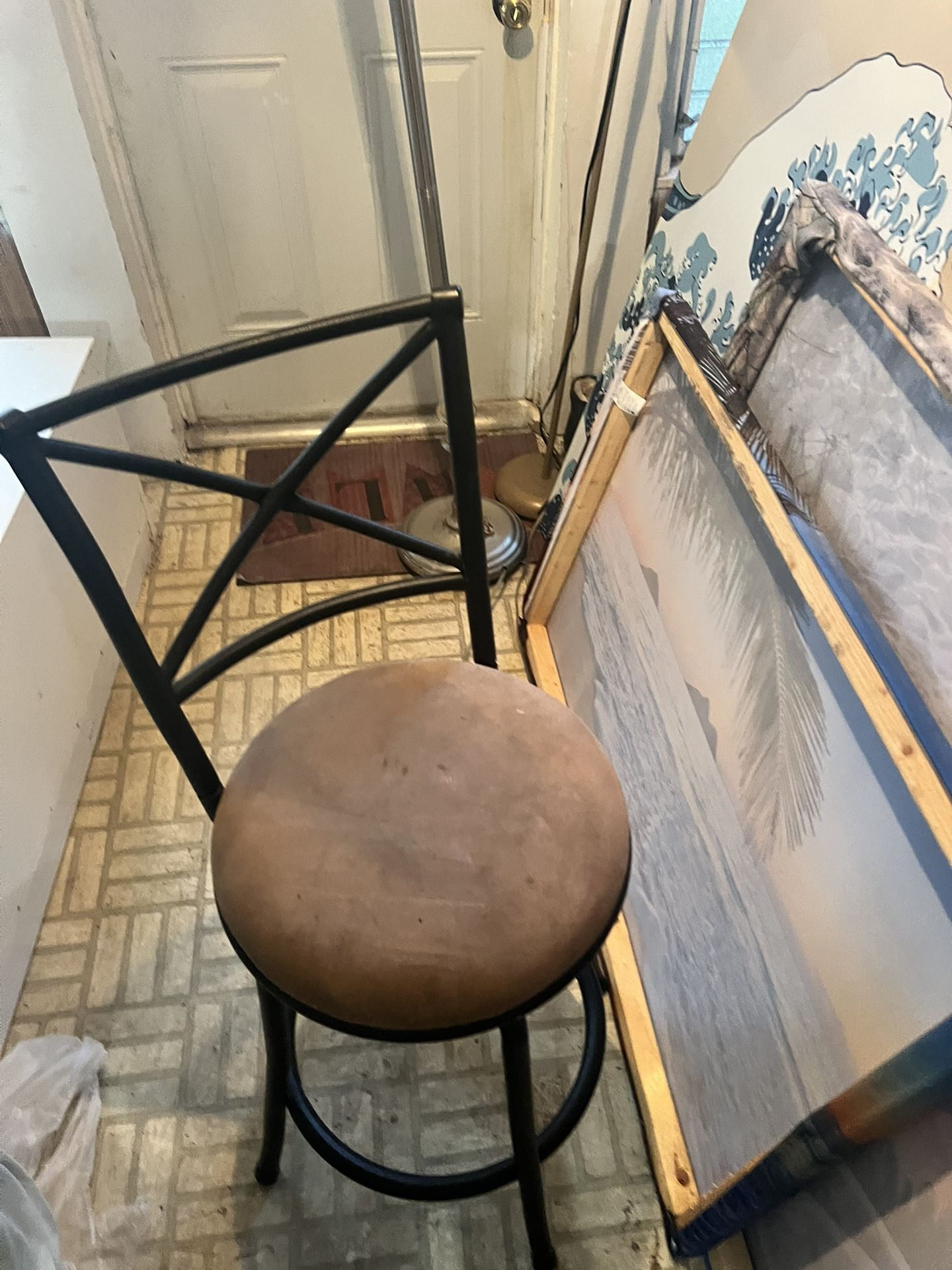 Single Hi-top Chair For Sale