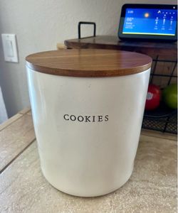 Hearth & Hand Magnolia Stoneware Cookie Jar