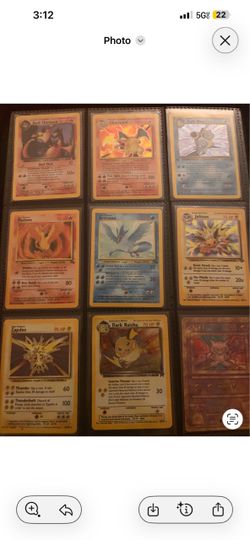 Vintage Pokémon Card Collection Lot