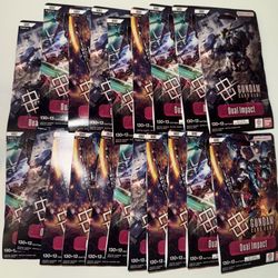 Gundam Booster Packs Dual Impact TCG - x20 New Sealed 