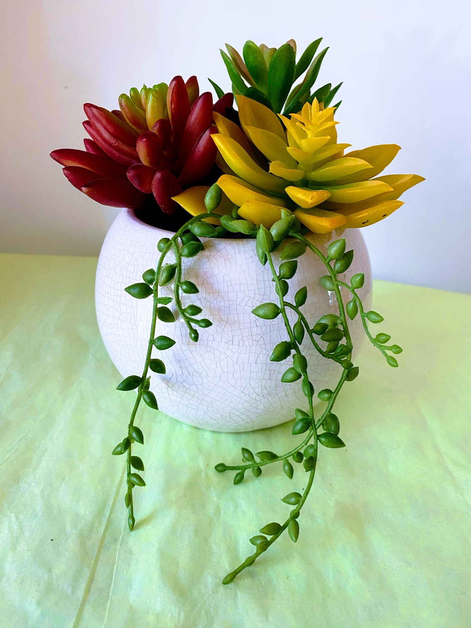 Home Decor Faux Succulent Plants