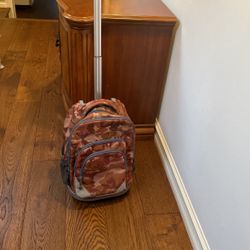 Travel Back Or Backpack With The Wheels