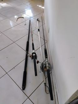 fishing poles and roods