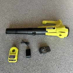 RYOBI RECHARGEABLE LEAF BLOWER 