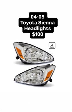 04-05 Toyota Sienna Headlights $100