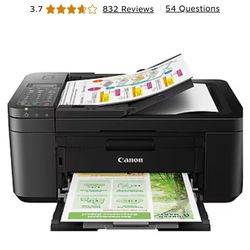 Canon® PIXMA™ TR4720 Wireless Inkjet All-In-One Color Printer, Black