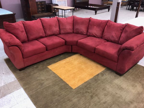 Red Sectional Sofas Couch Ashley Furniture For In Stockton Red Sectional Sofas Couch Ashley