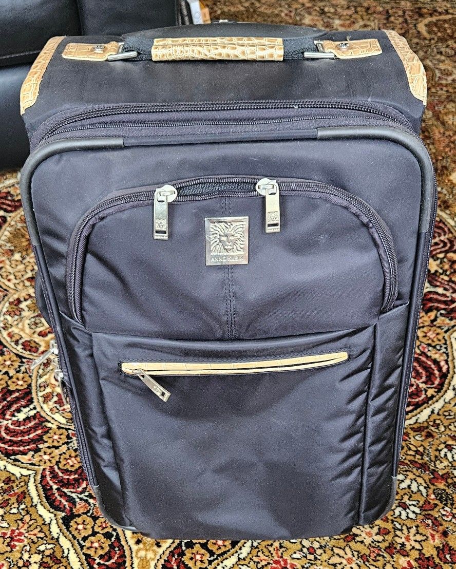 Anne Klein Designer Luggage Roll-Aboard - Never Used!
