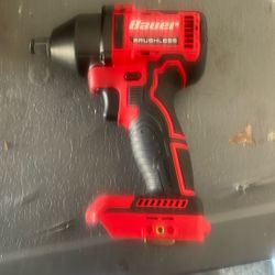 Bauer 20 V impact wrench half inch just tool