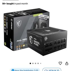 MSI Gaming Power Supply NIB 