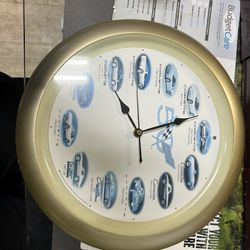 Corvette 50 Year Anniversary Clock 