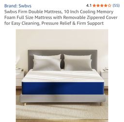 10" Hybrid Mattress (Full Size) -$30