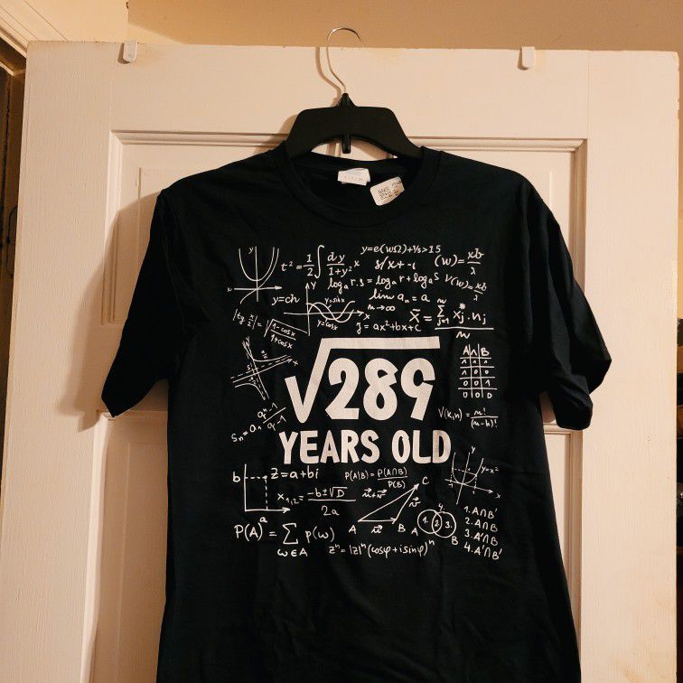 NEW TSHIRT SQUARE  ROOT IS 17 YRS OLD