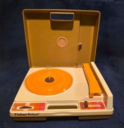1978 Phonograph by Fisher-Price. Record Player in  fully functioning/working condition!