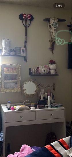 Vanity with chair
