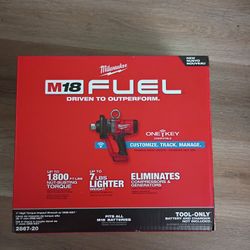 M18 FUEL ONE-KEY 18V Lithium-Ion Brushless Cordless 1 in. Impact Wrench with Friction Ring (Tool-Only)