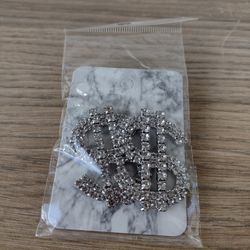 Money silver Earrings