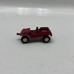 Vintage Tootsietoy Hitch Up Red 1969 VW Dune Buggy Metal Die cast 