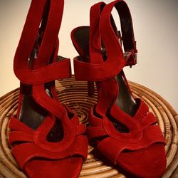 Red Velvet Heels