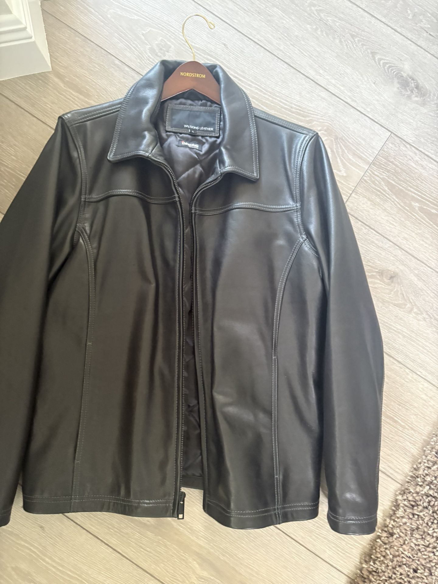 Wilson Leather Jacket L Thinsulate