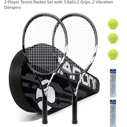 2 Tennis Rackets, Brand New, And Unopened Tennis Balls