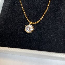 3.5ct Moissanite Diamond Necklace 