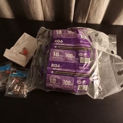 100 Ft Coaxil Cable &Prongs -$15