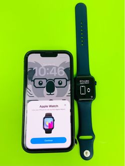 APPLE Watch S6 44mm GPS LTE WR- 50M - Dark Blue Factory Reset - Tested