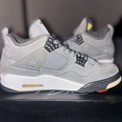 AIR JORDAN 4 RETRO COOL GREY/CHROME-DARK CHARCOAL 