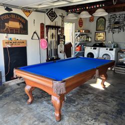 Pool Table 8ft ( Free Delivery & Set Up & Color Felt Of Your Choice )