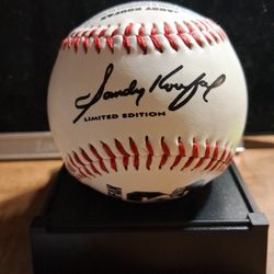 Signed ( Sandy's Kofax) Collectible Photo Ball