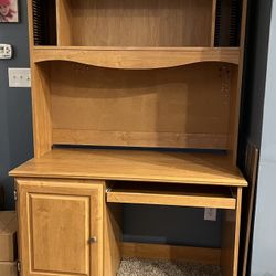 Computer Desk with Hutch And Chair