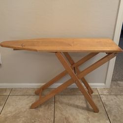 Vintage wood ironing board antique-decor, functional, play