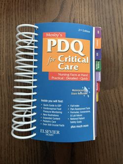 Mosby’s PDQ for critical care nursing