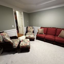 Wicker Living Room Set