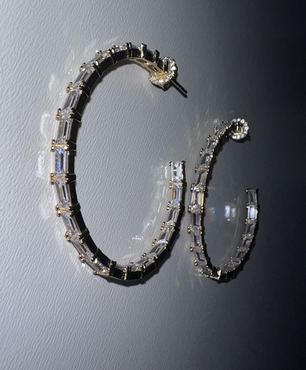 Crystal Hoop Earrings
