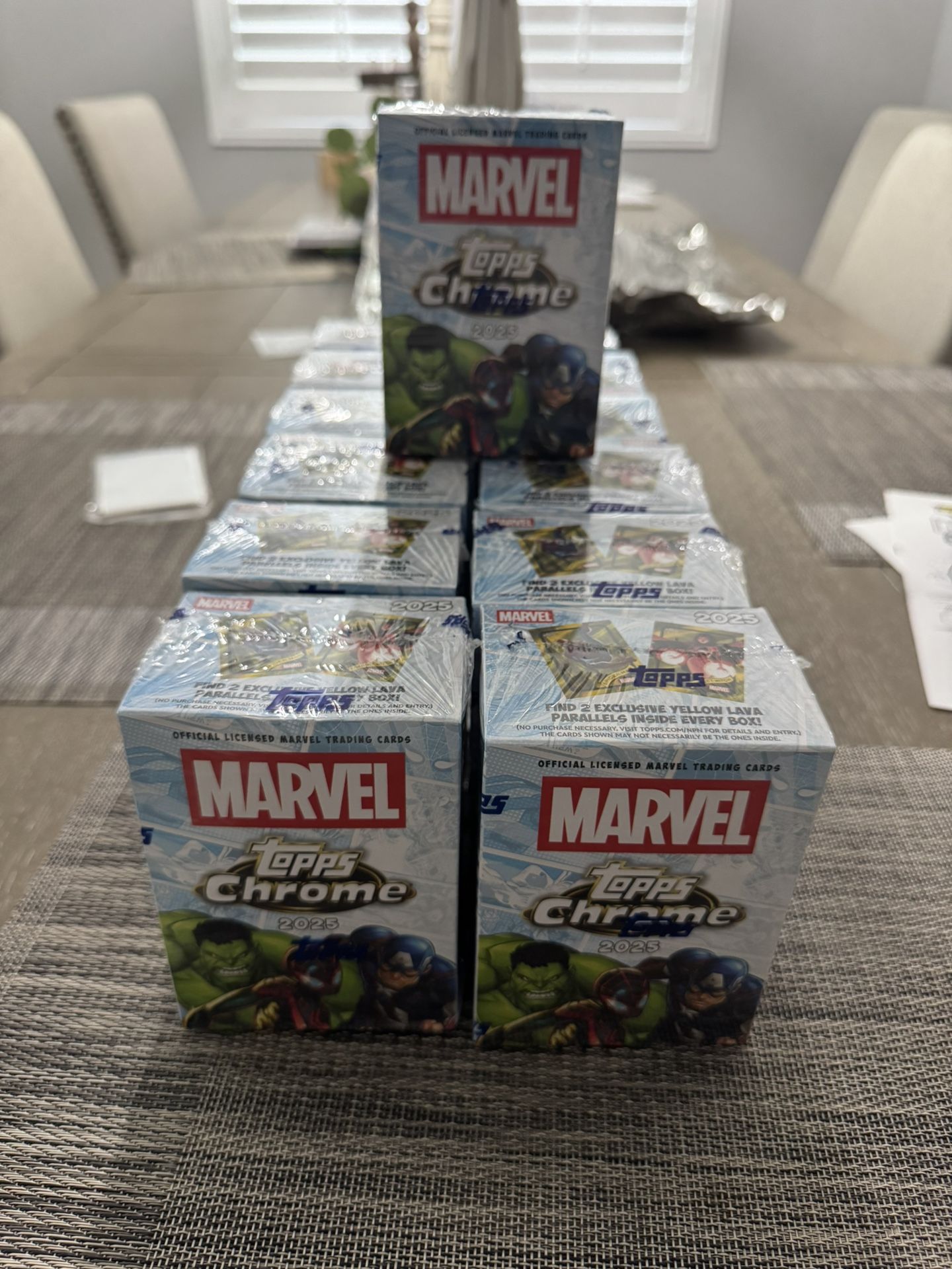Marvel Topps Chrome Blaster Box