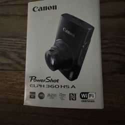 NEW Canon PowerShot ELPH 360 HS A 20.2 MP Digital Camera - Silver