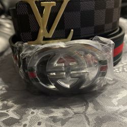 Designer Belts -Gucci Or Lv