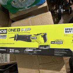 One + Hp 18 brushless Cordless Reciprocating Saw kit 