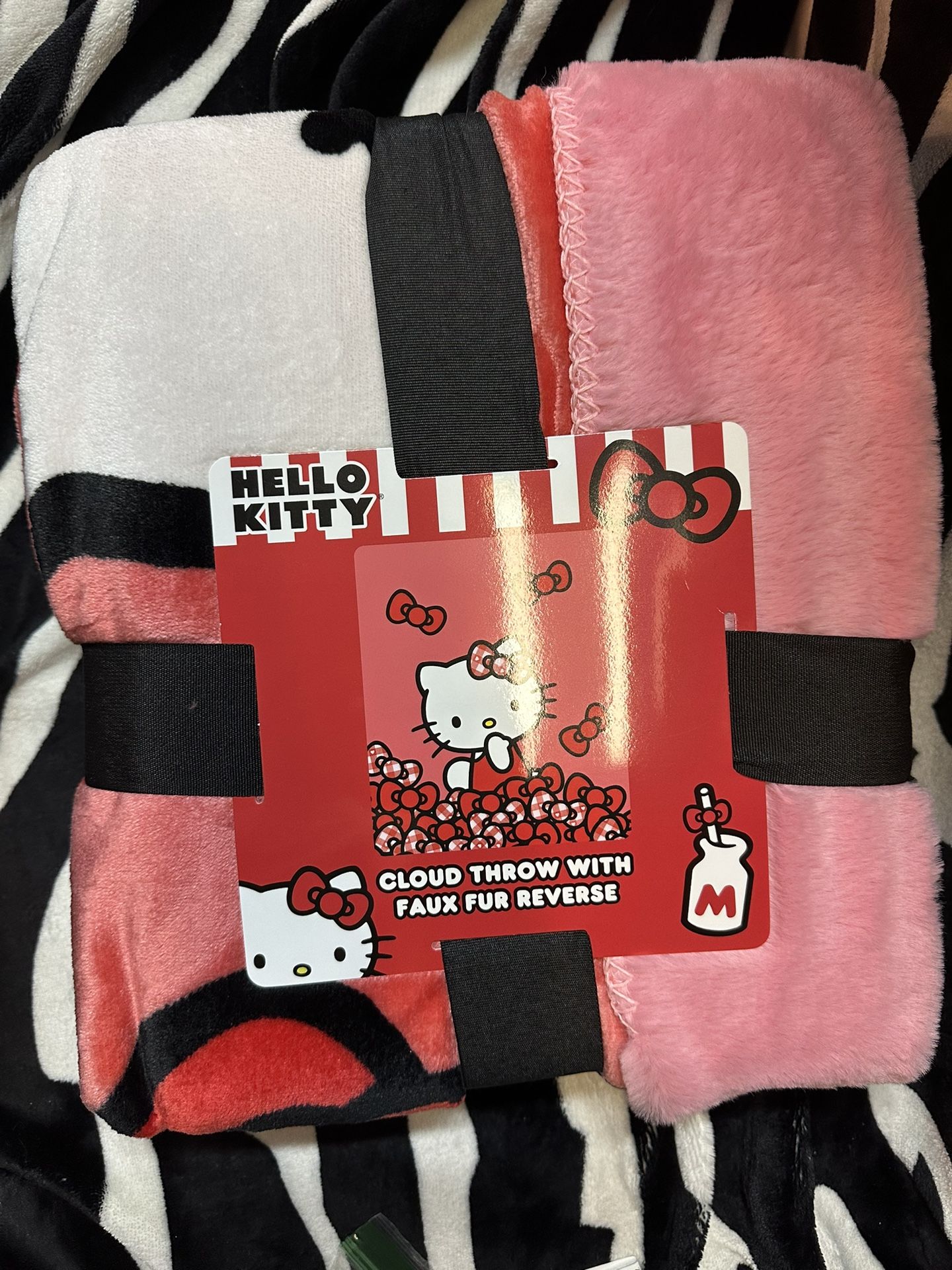 New Hello Kitty Blanket $30