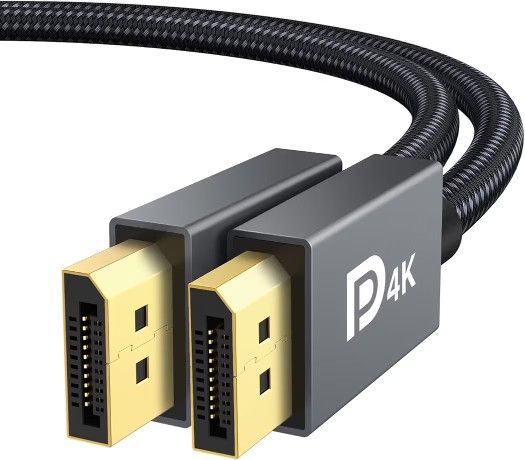 VESA Certified DisplayPort Cable, iVANKY 6.6ft DP Cable 1.2, [4K@60Hz, 2K@165Hz, 2K@144Hz], High Speed Gold-Plated Display Port to Display Port Cable,