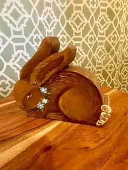 Vintage Wooden Rabbit
