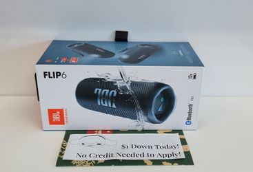 Jbl Flip 6 Bluetooth Speaker - Payments Available - Pay $1 Down To take It home