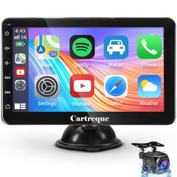 "Revolutionize Your Ride with Cartreque: The Ultimate 7-Inch Portable Car Stereo System"