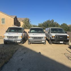 2 Carpet Cleaning Ford E250 Cargo 1 Van Is A E350. Vans Each For Sale
