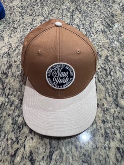 New York Premium Quality Supply Co. Brown Snapback Hat