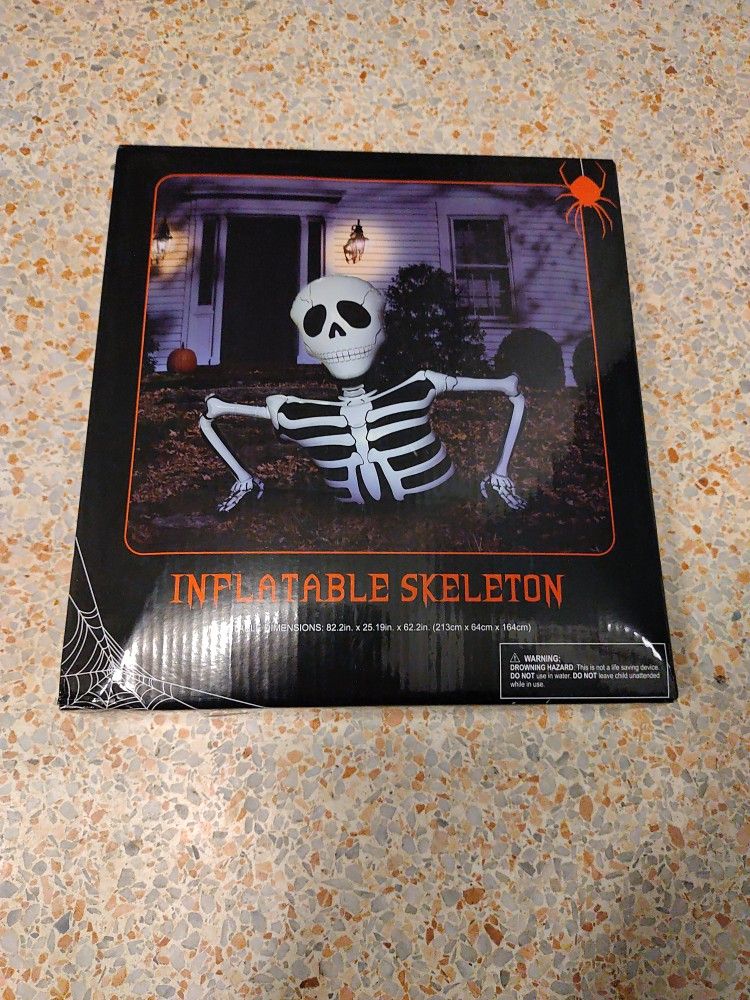 Inflatable Skeleton No Electric Needed 
