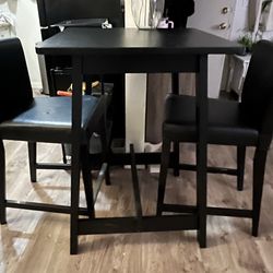 Table and high chairs